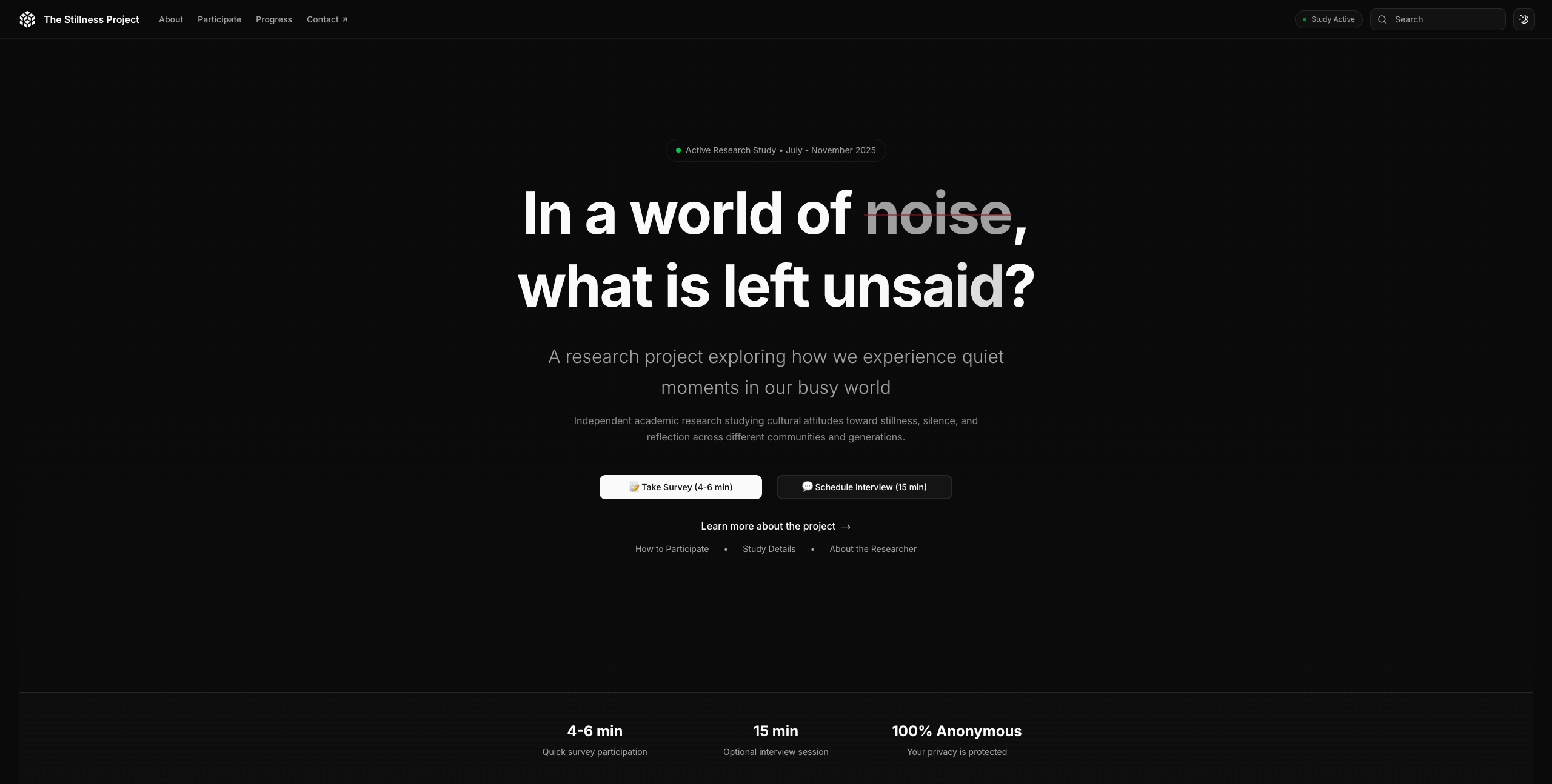 The Stillness Project 🕊️ project image